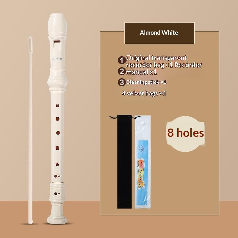 Professional Eight Hole Treble Long Flute Soprano Recorder Clarinet Food Grade Abs Non-Toxic Recorder Flute Instruments