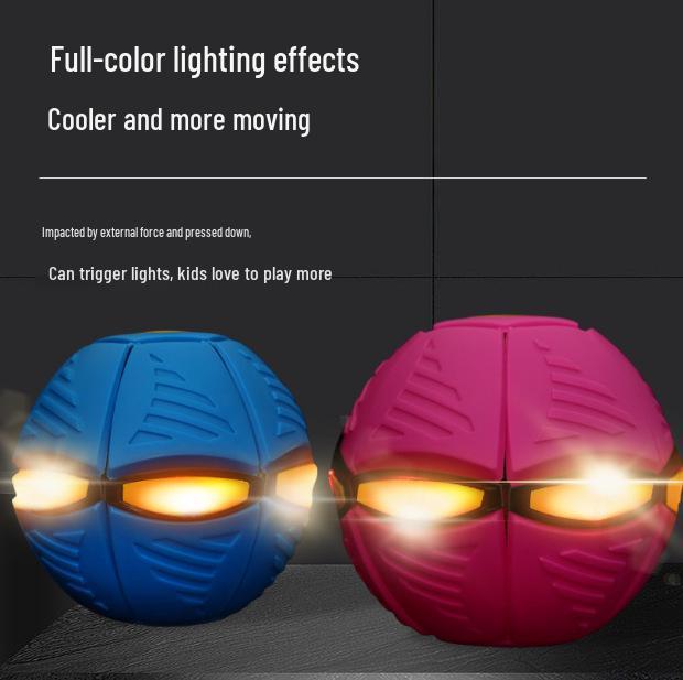 Magic Glow-in-the-Dark Transforming Stomp Ball for Kids