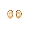 & Co. Solid Color Decorative 18K Gold Stud Earrings Unisex Earrings 60018110