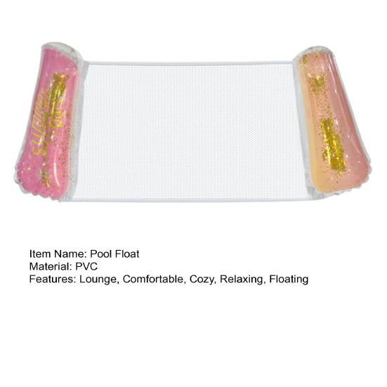 Inflatable Pool Hammock Float PVC Water Hammock Lounge 4 in 1 Saddle Lounge Chair Drifter Lake Beach Float Lounger for Summer Water Fun