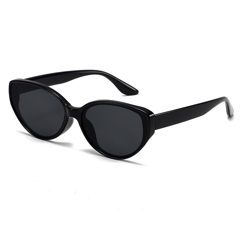 

Uv Protection Fashion Sunglasses Women S Trend Cat Eye Same Retro Sunglasses Popular Sunscreen Glasses metal hinge
