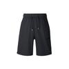 Solid Color Drawstring Straight-Leg Shorts Men Bottoms Black DM6590-010
