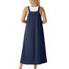 Women's Fashion Color Dress Strapless Sleeveless Dress