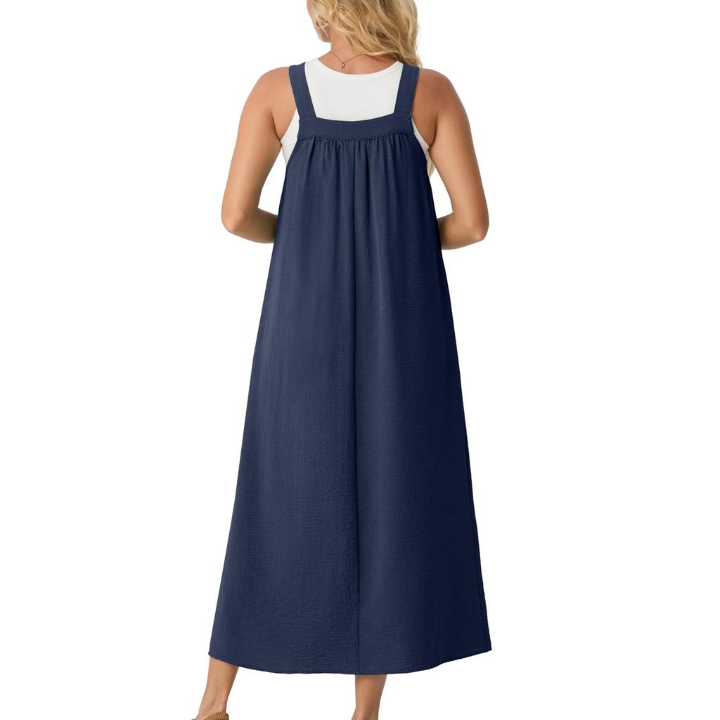 Women's Fashion Color Dress Strapless Sleeveless Dress