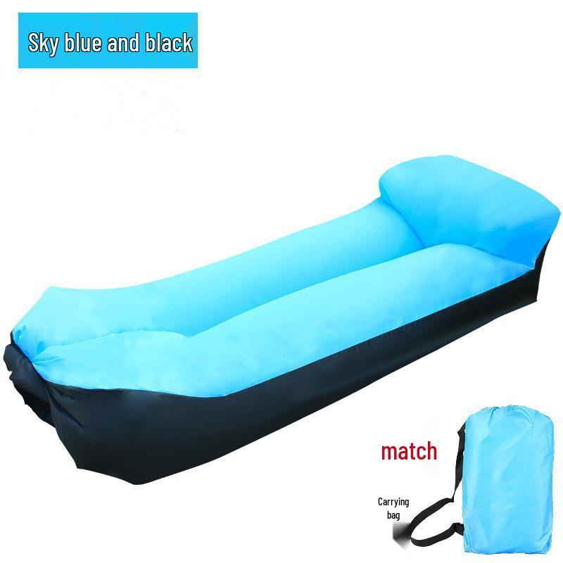 Outdoor Inflatable Sofa Bed with Air Cushion for Single Person