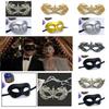 Mask Couple Halloween Set With Rhinestones And Lace For Holiday Party Costumes