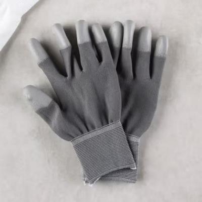 Slim Women's Work Gloves Small-Size with Fingertip Protection Coating