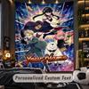 Personalized Wall Tapestry,Spy × Family Custom Printed Name, Fabric Wall Art For Indoor Room Backdrop