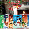 10 ks Vánoční Párty Dárková Taška Taška na Cukroví Kreslený Santa Claus Vánoční Stromeček Dárková Taška
