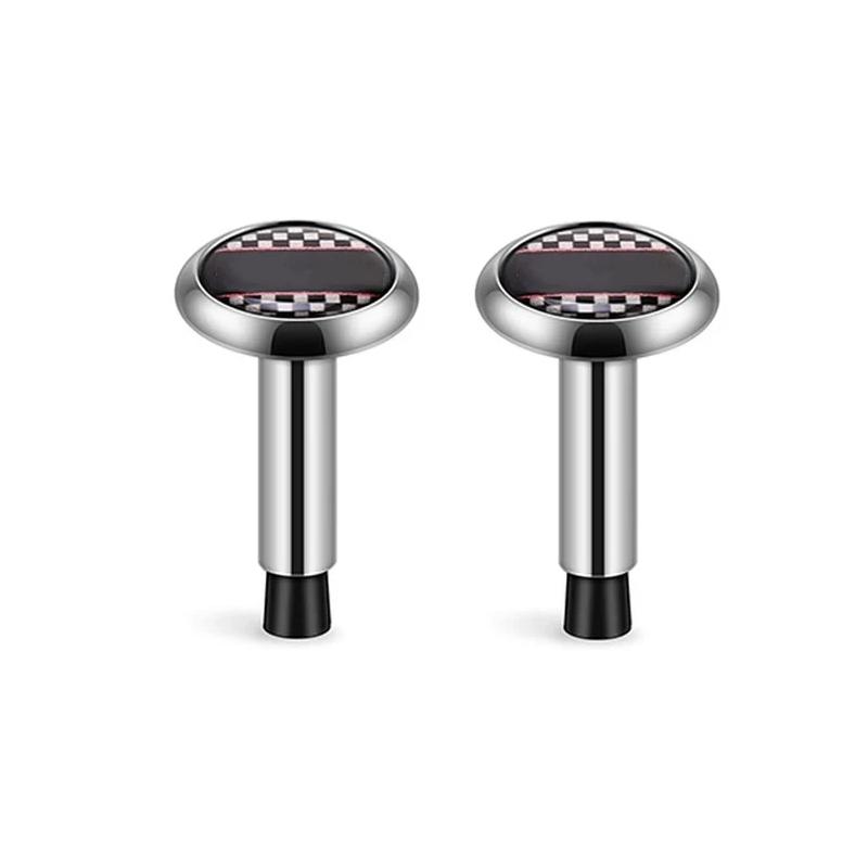 2Pcs Car Door Safety Metal Bolt Door Lock Button Pin Decor For MINI COOPER S One JCW F53 F54 F55 F56 F60 R50 R55 R56 R57 R60 R61