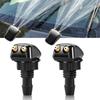 1/2Pcs Car Windshield Wiper Washer Spray Nozzle Fits Most Car Models Car Dual Holes Windshield Washer Nozzle Water Spray