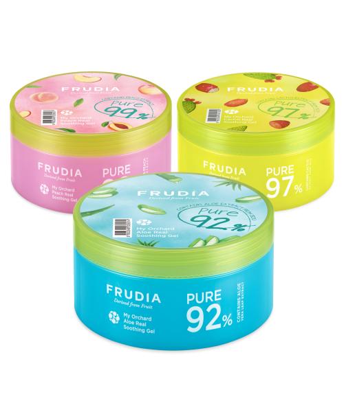 [2pcak] My Orchard Real Soothing Gel 1+1 (Choose 2 from 3 types: Aloe, Peach, Prickly Pear)