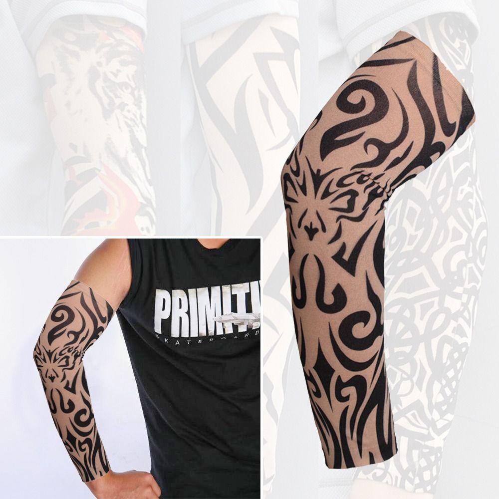 1 ks Květinové návleky na ruce s ochranou proti slunci Letní chladivé tetovací návleky na ruce Nový kryt na ruku