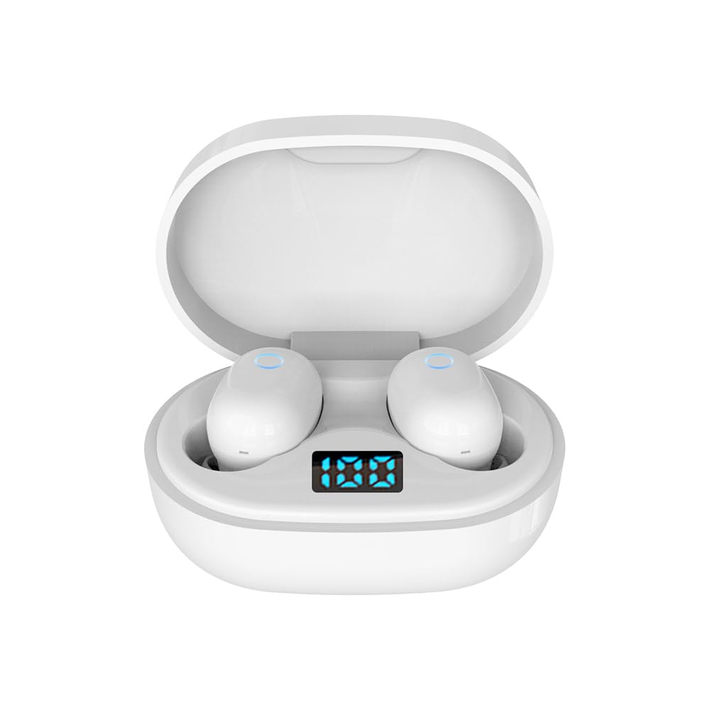 

Wireless Bluetooth Mini Stealth Sleep Noise Highly Separate Left and Right ENC Noise Automatic LED Battery Level Fast Compatible with Android