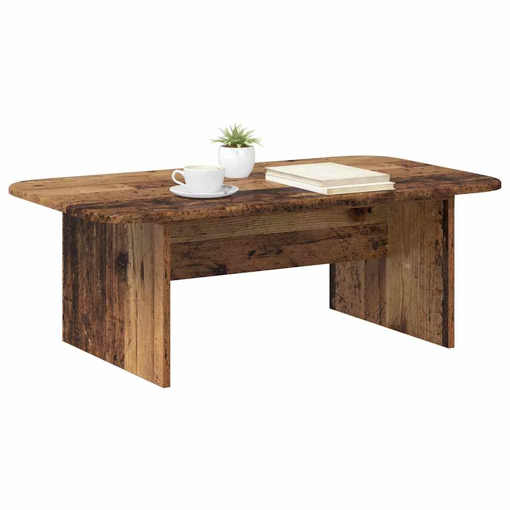 Coffee Table Made of Reclaimed Wood 93 x 53 x 33 cm Wood Based Material