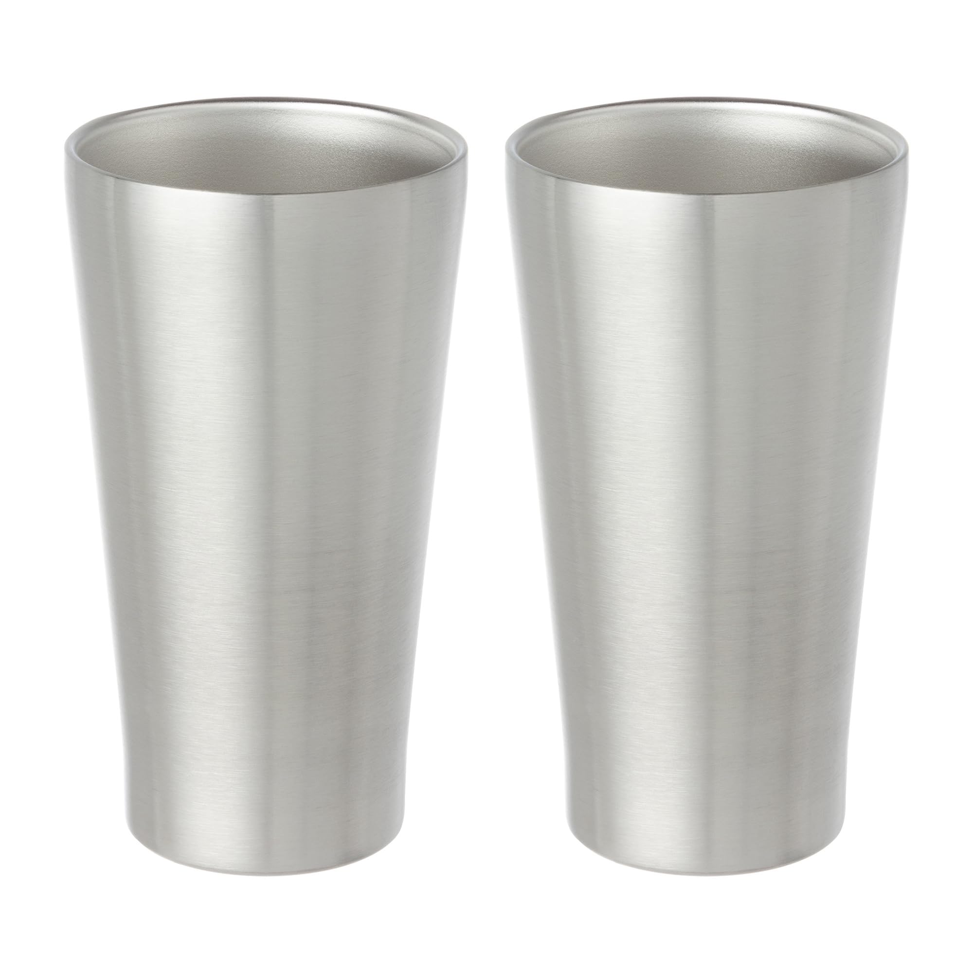 

Maebata Luxe Pair of Thermo Plain 51218 Tumblers, & Plain, 340ml,