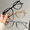 Minimalist Full Rim Plastic Spectacles Fashion Eyewear for Men and Women - Casual Decorative Computer Glasses