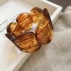 Acrylic Ombre Spliced Round Bracelet - 2025 Trendy Sweet and Versatile High-End Jewelry