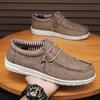 Herren Komfort Slipper Loafer Weiche Penny Loafer Leichtgewichtige Fahrboot Atmungsaktive Freizeit Canvas Slipper Übergröße