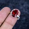 Mozambique Garnet Gemstone 925 Sterling Silver Jewelry Ring Size Adjustable MM-3449