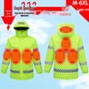 Unisex Reflective Heated Jacket for Cold Weather and Work Safety.