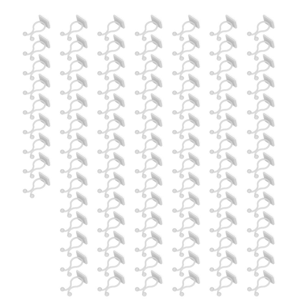 120PCS Self Adhesive Plant Climbing Wall Fixture Small Medium Large Mini Vine Support Clips Compact Reusable Wall Plant Support