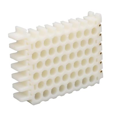 Network Cord Hole 9mm Cable Management Bundler Tool for and CAT7 Comb, Holes, Tangle-Free, Easy-to-Use CAT5, CAT6, (8x6 Holes)