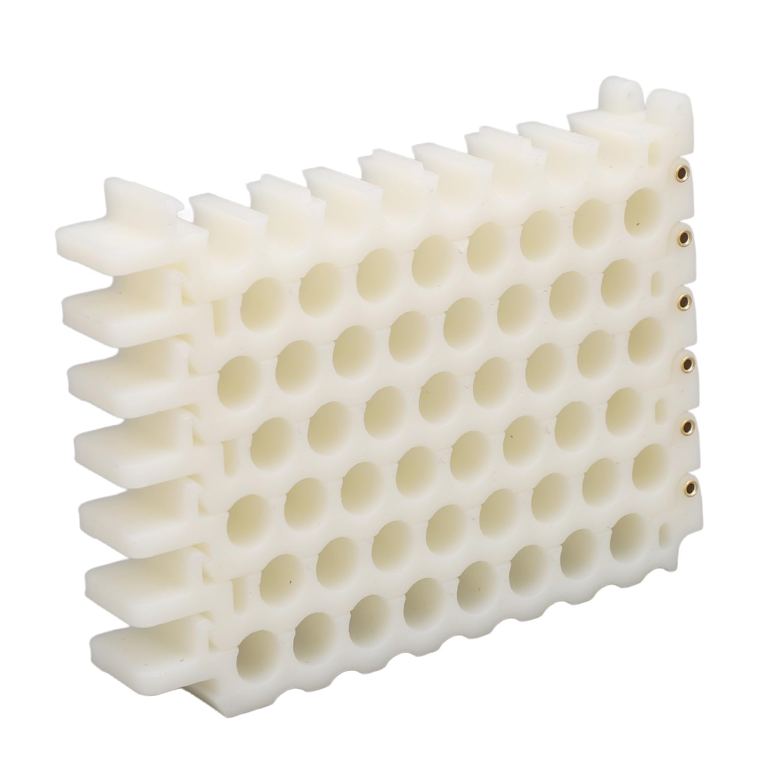 

Network Cord Hole 9mm Cable Management Bundler Tool for and CAT7 Comb, Holes, Tangle-Free, Easy-to-Use CAT5, CAT6, (8x6 Holes)