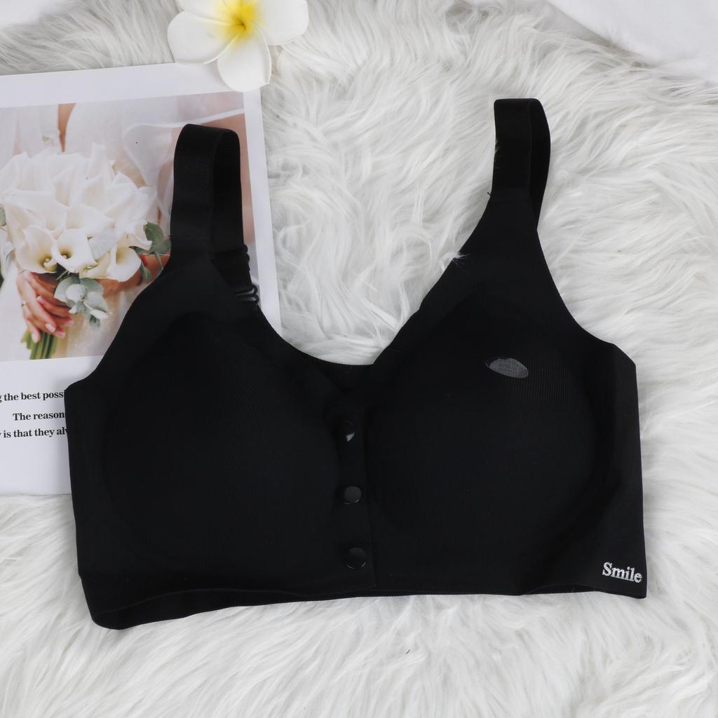 Sujetador Shi Fengni 1023 de Cierre Frontal sin Costuras: Tallas Grandes, Soporte Lumbar, Efecto Adelgazante para Mujeres de Mediana Edad y Mayores