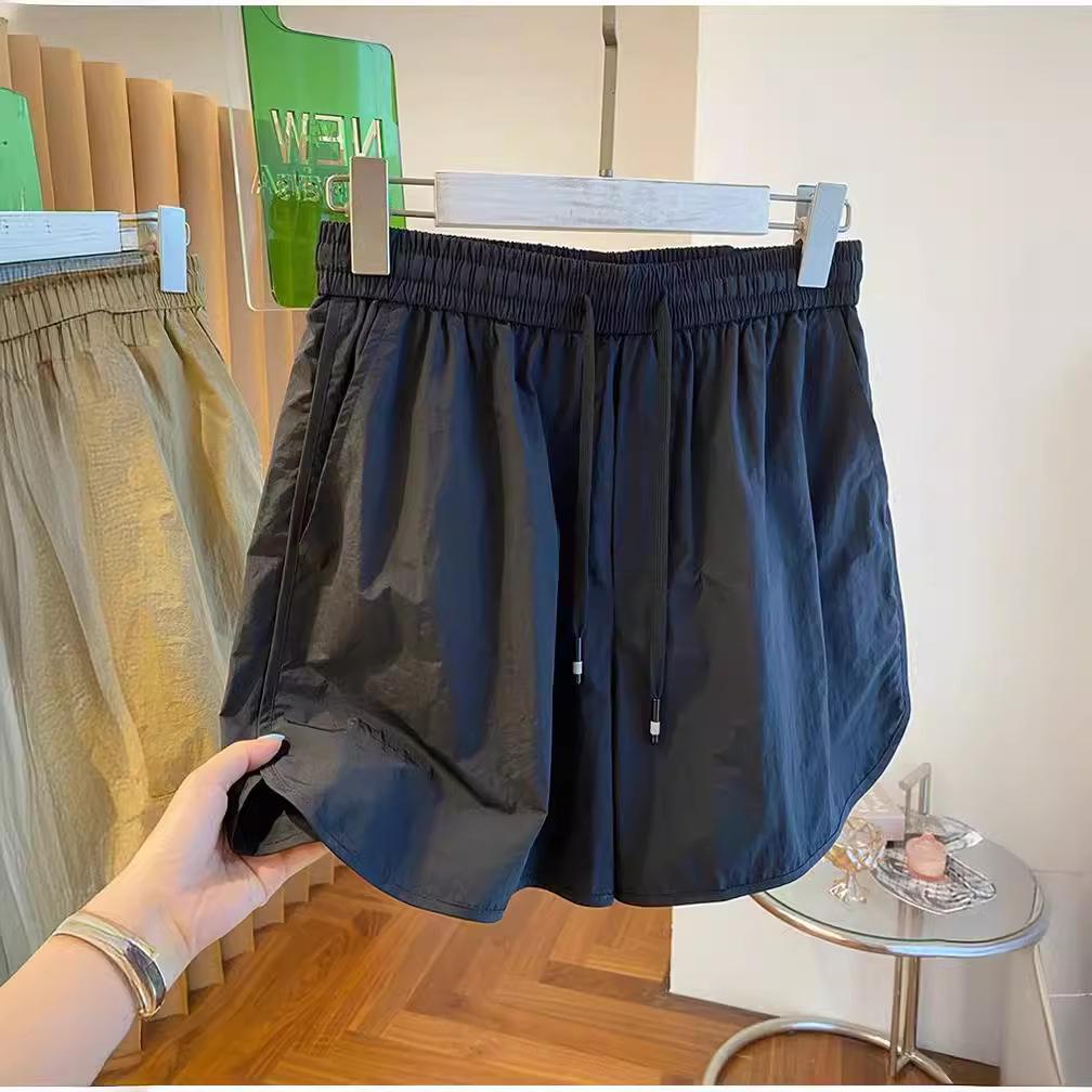 

Универсальные широкие брюки на лето, новые эластичные свободные облегающие шорты с высокой талией для женщин XXXXL