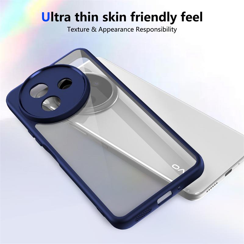 Vivo Y39 5G V2436 Case Plating Silicon Bumper Shockproof Clear Back Cover Hard Matte Phone Case for Vivo Y39 VivoY36 2025 V2436