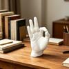 Figura de Mano OK Impresa en 3D Escultura Estatua con Forma de Gesto OK Moderno Adorno Decorativo para Hogar Oficina Sala de Estar