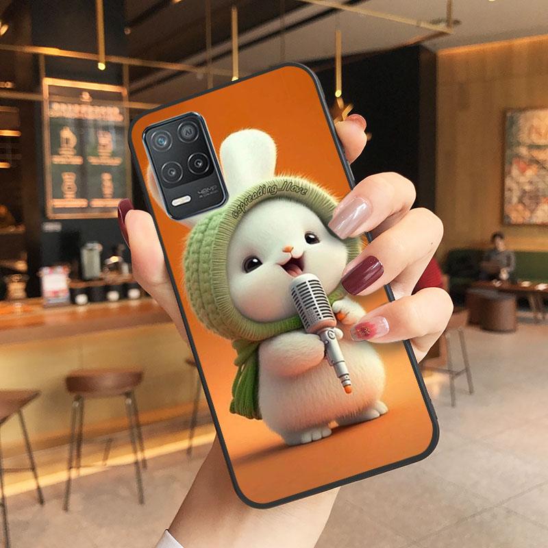Rabbit Bunny Cute Girl Phone Case Cover Coque For Iphone Xiaomi Mi Samsung Galaxy Redmi Note A S 11 12 13 14 15 22 23 24 5G Pro Plus Max Fe Ultra