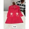 Women Cotton Slub Kurti with Palazzo Set Indian Designer Ethnic Kurta Cord Set