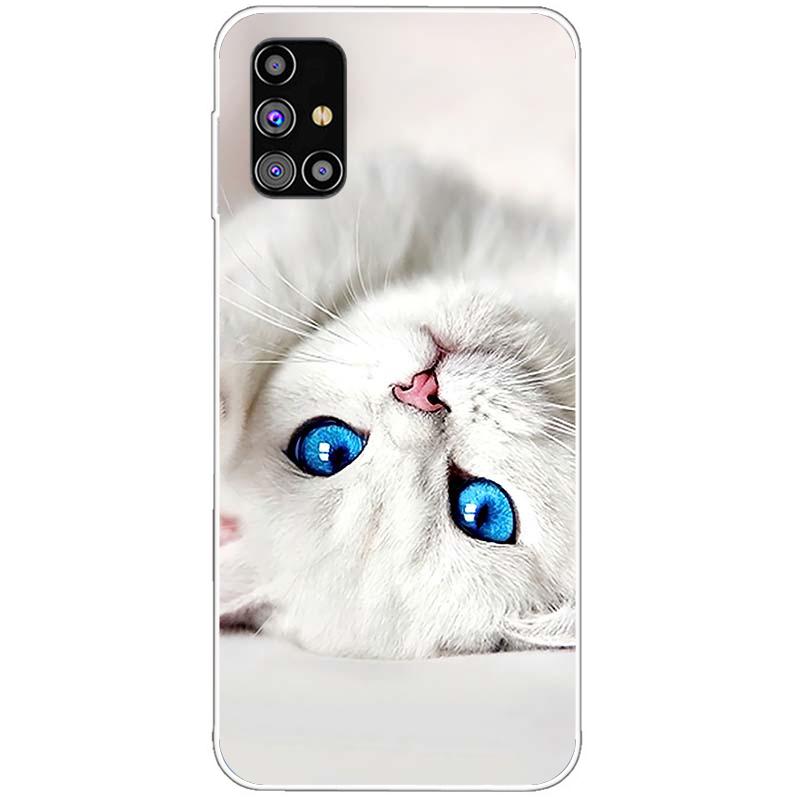 Do Samsung Galaxy A31 A51 A71 Etui Silikonowe Tylne Etui Telefoniczne Do Samsung A315 A515 A715 Miękkie Etui Zderzak Coque z Kreskówką
