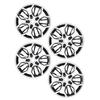4 Pcs 14 Inch Hubcaps Full Protection Stylish Look Universal Fit R14 Wheel Rim Cover for Most Cars Truck SUV Silver