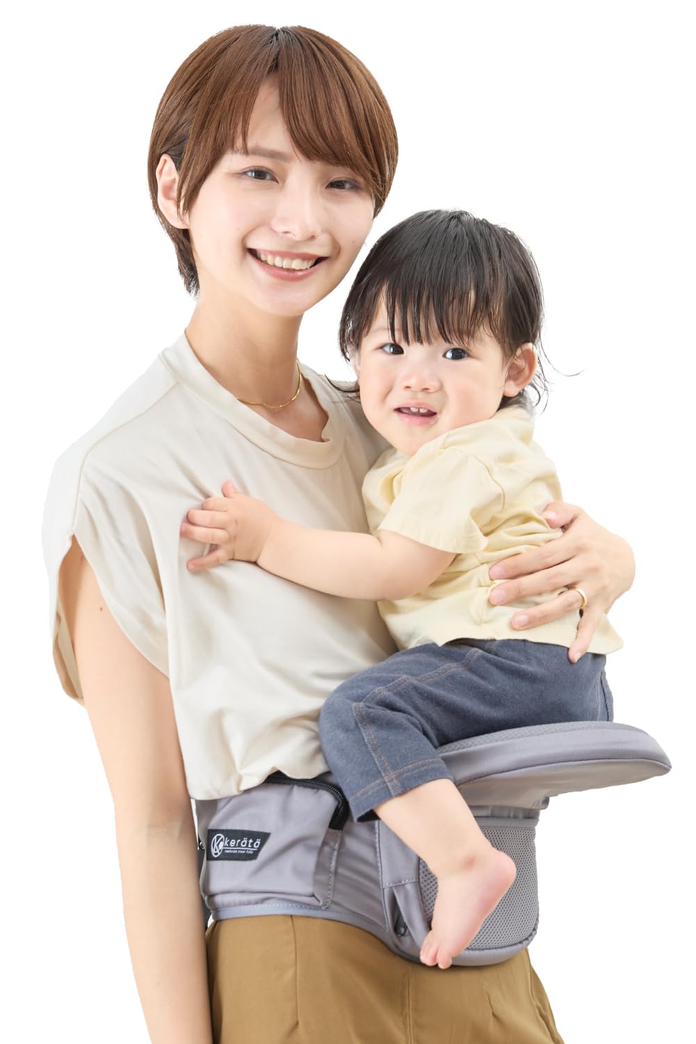 

Keratta HipGo Складной набедренный компактный и переноска для ребенка с сумкой для хранения, сиденье, ультралегкий (Серый) серый