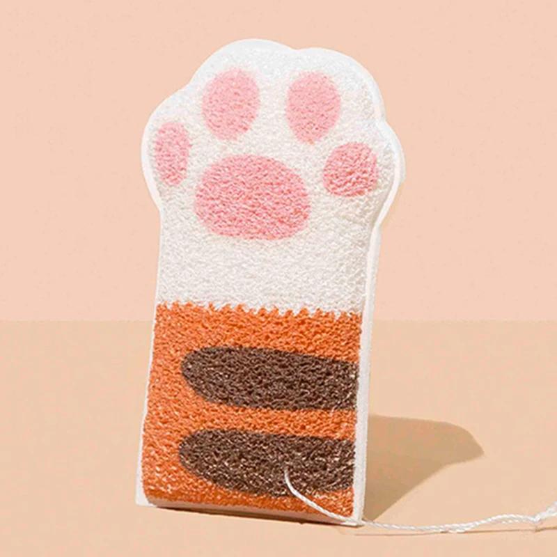 

Милая губка для ванны, красочная мультяшная мягкая скруббер для тела, шарики для мытья, аксессуары для купания для дома, ванная комната, скребок для душа