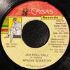 7-Zoll-Schallplatte APACHE SCRATCHY Jah Roll Call BRC0001 BCrisas Record Jamaica Reggae Ska Dub Gebraucht