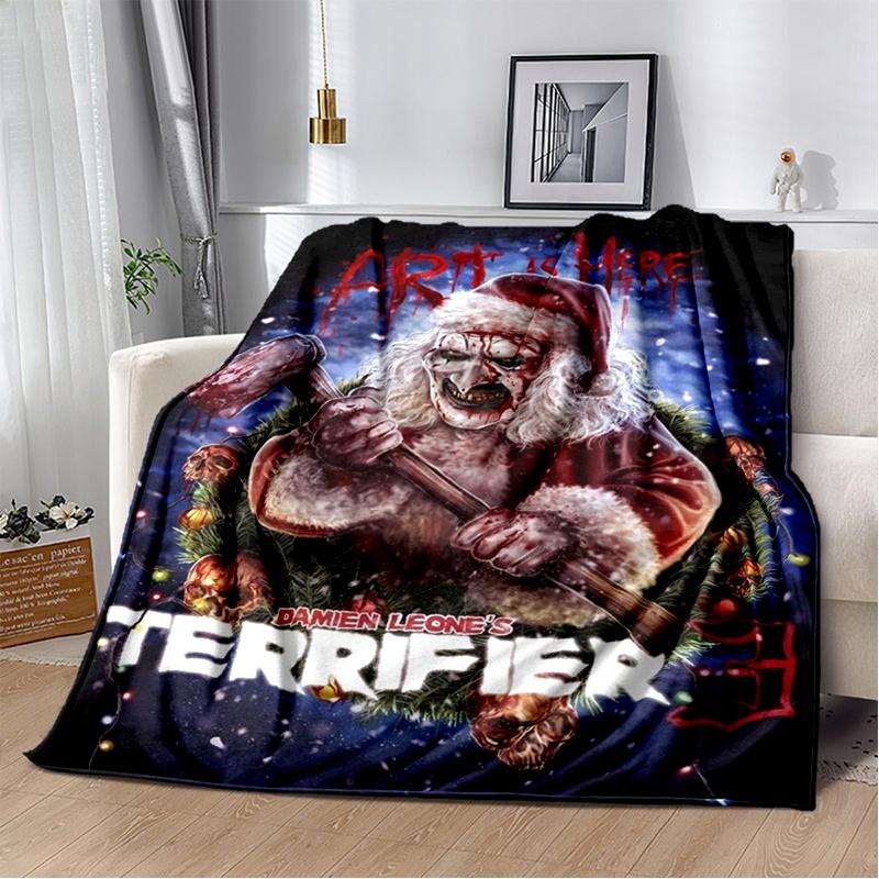 29 סגנונות טריפייר סרט אימה מתנת ליל כל הקדושים שמיכת קטיפה רכה, שמיכת פלנל לסלון חדר שינה מיטה ספה כיסוי