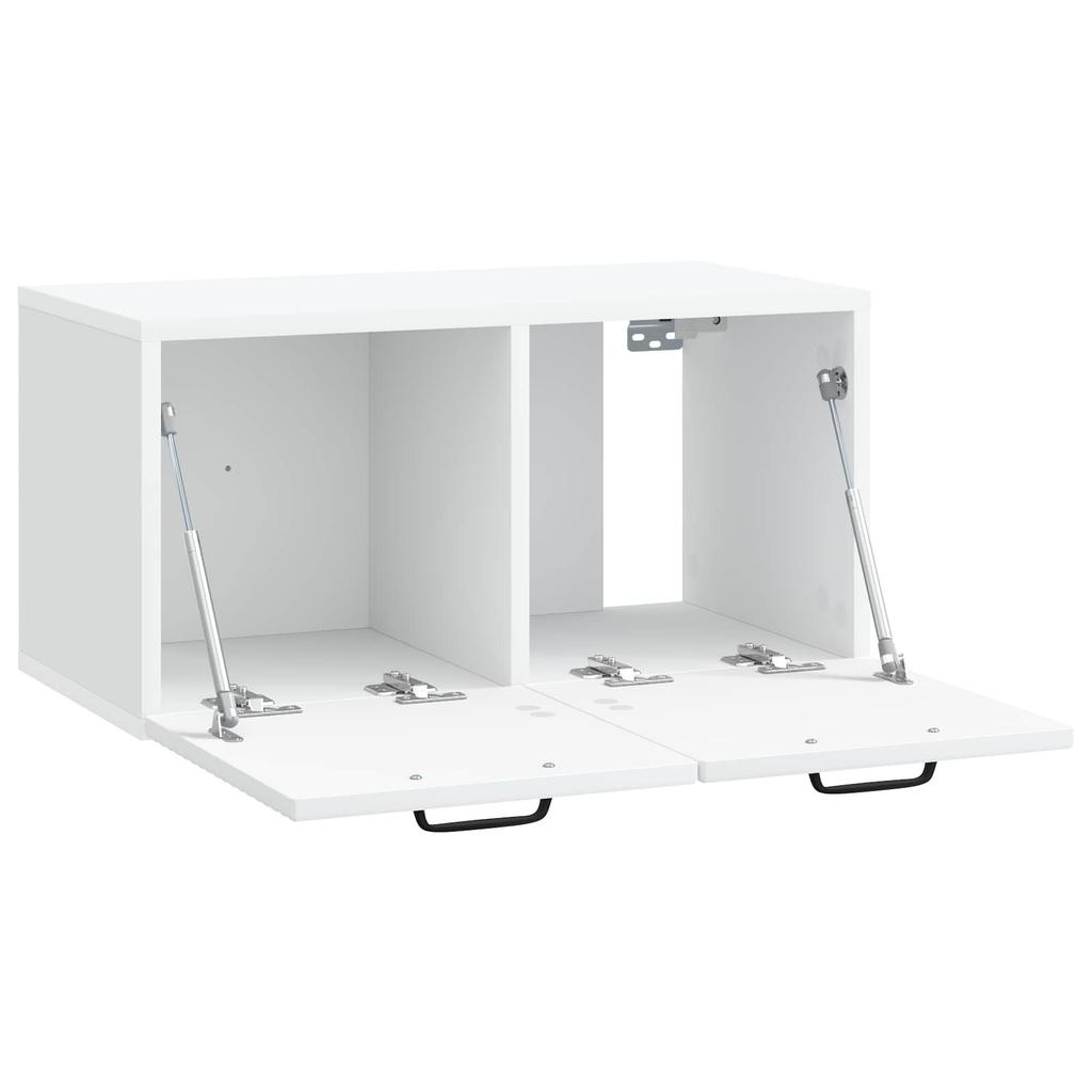 Wall Mounted TV Cabinet White 59.5 x 31 x 30 cm Particleboard