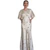 2025 Summer V-Neck High Waist Slimming Dress - European & American Women's Casual Fashion