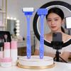 Foldable   Handle Back Lotion Applicator Roller Back Scratcher Set Multifunctional Sunscreen Self Tanner Application Roller Blue