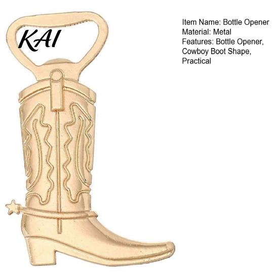 Country Style Wedding Favors Cowboy Boot Bottle Opener, Durable Zinc Alloy Western Theme Openers with Creative Souvenirs Thank You Card, Unique Party