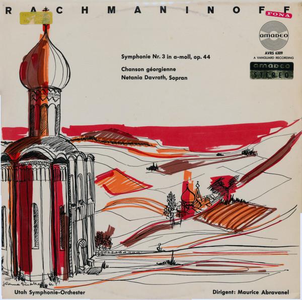 LP Record SERGEI VASILYEVICH RACHMANINOFF NE Symphonie Nr. 3 In A Moll Op. 44 AVRS6309 Amadeo Austria Classical Used