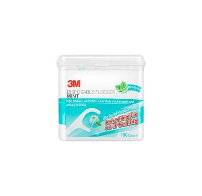3M Single Line Einweg-Zahnseide Mint, 136 Stück