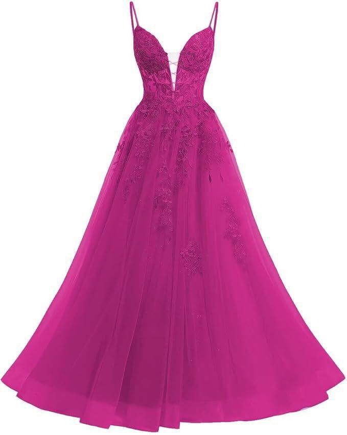 Evening Dress French Suspender Long Lace Fluffy Ball Dress Back Strap Dress Long Dress