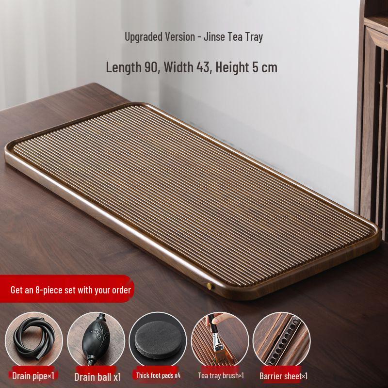 High-End Imitation Bakelite Tea Tray Set: Solid Wood and Bamboo Design for Home & Office Use, 2026 Edition.