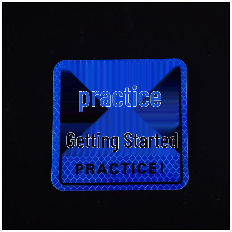 DAXTE Reflective Car Warning Sticker