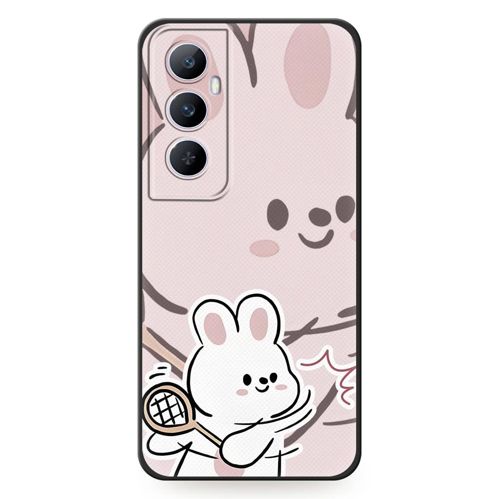 Dirt-resistant Phone Pouch Phone Case For Realme C65 Anti-dust Silicone Durable Soft case Cartoon Protective Couple Cute